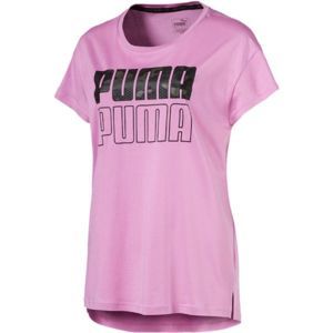 Puma MODERN SPORT GRAPHIC TEE rózsaszín M - Női sportpóló