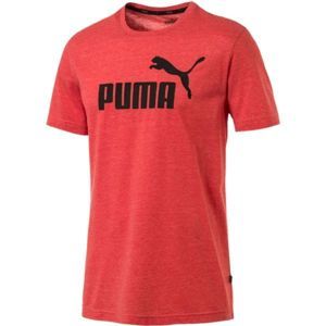 Puma SS HEATHER TEE piros M - Rövid ujjú férfi póló