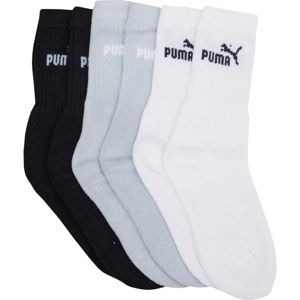 Puma SPORT JUNIOR 3P fehér 35-38 - Junior zokni