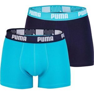Puma BASIC BOXER 2P kék XL - Férfi boxeralsó