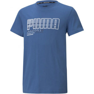 Puma ACTIVE SPORTS GRAPHIC TEE Gyerek póló, kék, méret 152