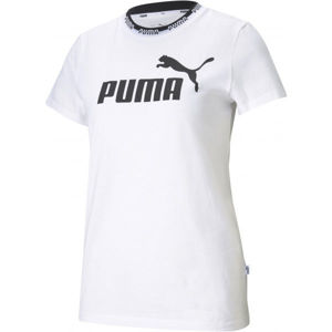 Puma AMPLIFIED GRAPHIC TEE fehér L - Női póló