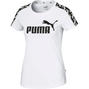 Puma AMPLIFIED TEE fehér S - Női sportpóló