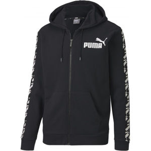 Puma APLIFIED HOODED JACKET FL fekete XL - Férfi sportos pulóver