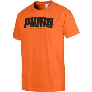Puma ATHLETICS TEE narancssárga XXL - Férfi póló