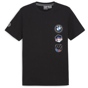 Puma BMW M MOTORSPORT GARAGE CREWGRAPHIC TEE Férfi póló, fekete, méret