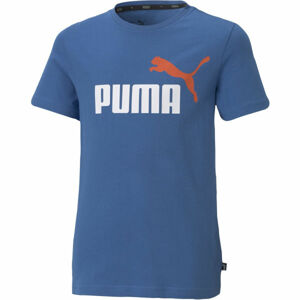 Puma ESS + 2 COL LOGO TEE Fiú póló, világoskék, méret