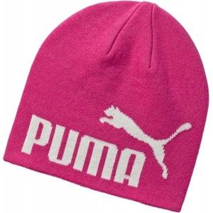 Puma ESS BIG CAT NO 1. LOGO BEANIE rózsaszín UNI - Stílusos gyerek sapka