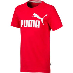 Puma ESS LOGO TEE B Fiú póló, kék, veľkosť 140
