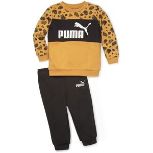 Puma ESS+ MATES INFANTS JOGGER FL DESERT Gyerek melegítő szett, fekete, méret