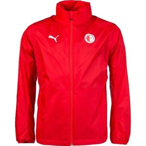 Puma LIGA TRG RAIN JKT SLAVA Férfi sportos kabát, piros, méret M