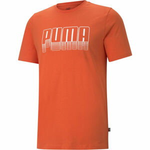 Puma Férfi póló Férfi póló, narancssárga, méret S