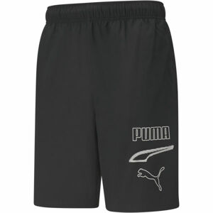Puma REBEL WOVEN SHORTS Férfi sport rövidnadrág, fekete, veľkosť XL