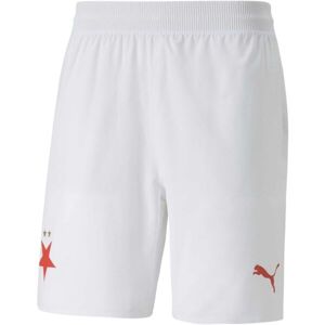 Puma SKS HOME SHORTS PROMO Férfi futball rövidnadrág, fehér, méret M