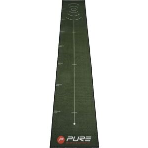 PURE 2 IMPROVE PUTTING MAT 400 x 66 cm Golf gyakorlószőnyeg, sötétzöld, veľkosť os
