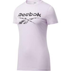 Reebok TE GRAPHIC TEE DELTA rózsaszín XL - Női póló
