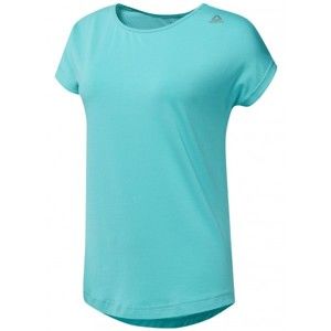 Reebok WOR MESH TEE kék S - Női sportos póló