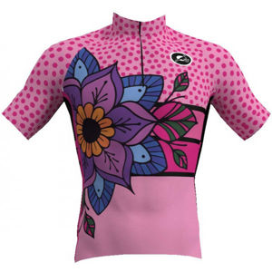 Rosti MANDALA W rózsaszín XL - Női kerékpáros mez