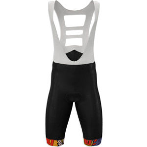 Rosti POP ART Kantáros férfi kerékpáros rövidnadrág, fekete, méret XXXL