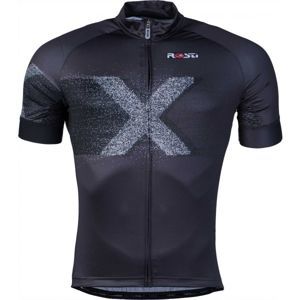 Rosti X DL ZIP fekete XL - Férfi kerékpáros mez