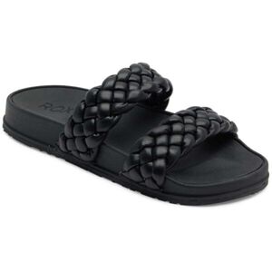 Roxy SLIPPY BRAIDED Női papucs, fekete, veľkosť 40
