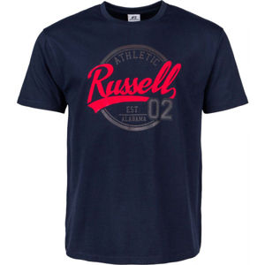 Russell Athletic S/S CREWNECK TEE SHIRT kék L - Férfi póló