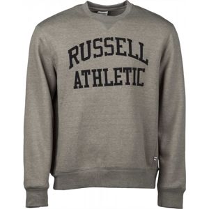Russell Athletic CREW NECK TACKLE TWILL SWEATSHIRT szürke XL - Férfi pulóver