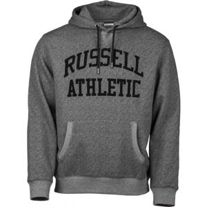 Russell Athletic PULLOVER HOODY szürke M - Férfi pulóver