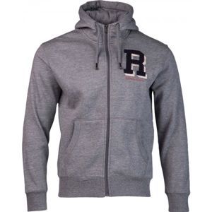 Russell Athletic ZIP THR HOODY szürke XL - Férfi pulóver