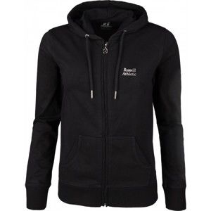 Russell Athletic ZIP THROUGH HOODY WITH SILVER PRINT - Női pulóver