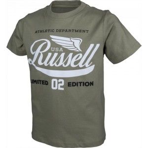 Russell Athletic LIMITED EDITION TEE sötétzöld 140 - Fiú póló