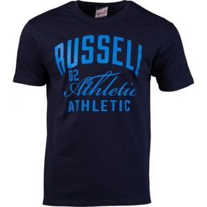 Russell Athletic DOUBLE ATHLETIC sötétkék M - Férfi póló