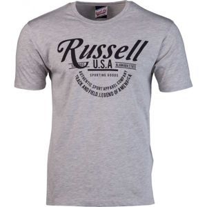 Russell Athletic TRACK AND FIELD szürke XXL - Férfi póló