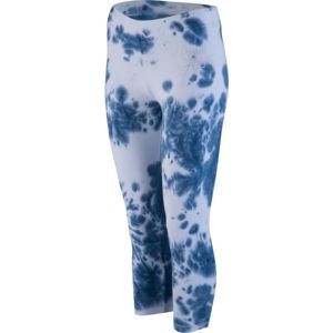 Russell Athletic PRINTED SCRIPT CAPRI PANT Női legging, kék, veľkosť XS