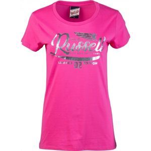 Russell Athletic WINGS S/S TEE rózsaszín L - Női póló