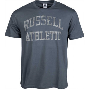 Russell Athletic ARCH LOGO TEE sötétszürke M - Férfi póló