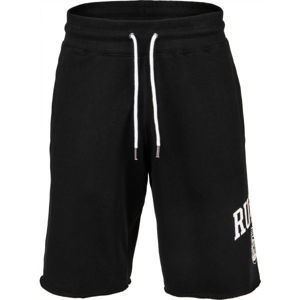 Russell Athletic ATH COLLEGIATE RAW SHORT Férfi rövidnadrág, fekete, méret XL