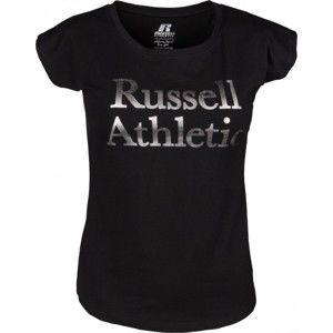 Russell Athletic ATHLETIC  SILVER TEE fekete XL - Női póló