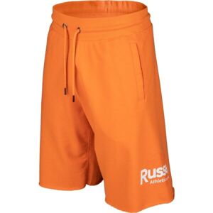 Russell Athletic CIRCLE RAW SHORT Férfi rövidnadrág, narancssárga, méret