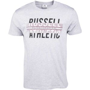 Russell Athletic LARGE TRACKS Férfi póló, szürke, méret