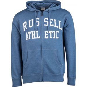 Russell Athletic FÉRFI PULÓVER HOODY kék M - Férfi  pulóver