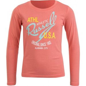 Russell Athletic PRINT USA narancssárga 128 - Lány trikó