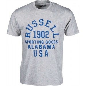 Russell Athletic S/S CREW ALABAMA TEE szürke XL - Férfi póló