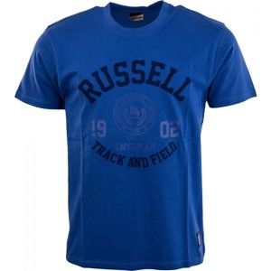 Russell Athletic S/S CREW NECK TEE WITH ROSETTE TWILL fekete M - Férfi póló
