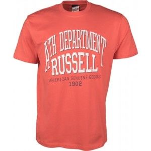 Russell Athletic S/S NECK CREW ATH DEPARTMENT piros S - Férfi póló