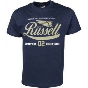Russell Athletic S/S NECK CREW RA PRINT - Férfi póló