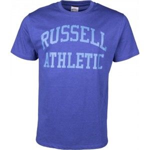 Russell Athletic SS CREW NECK LOGO TEE kék XL - Férfi póló
