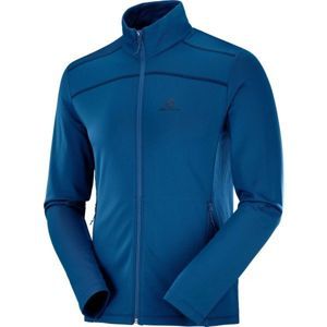 Salomon DISCOVERY LT FZ M kék XL - Férfi outdoor pulóver
