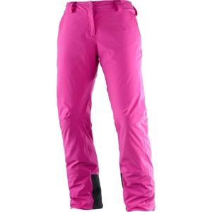 Salomon ICEMANIA PANT W rózsaszín L - Női teli nadrág