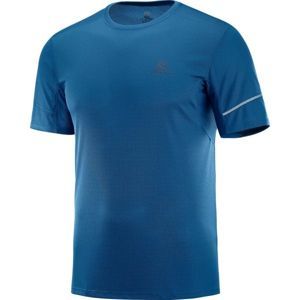 Salomon AGILE SS TEE M kék XL - Férfi póló futáshoz